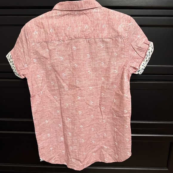 Denim & Flower Ricky Singh Boys' Shirt Size 11/12 Short Sleeve 100% Cotton - Picture 8 of 9